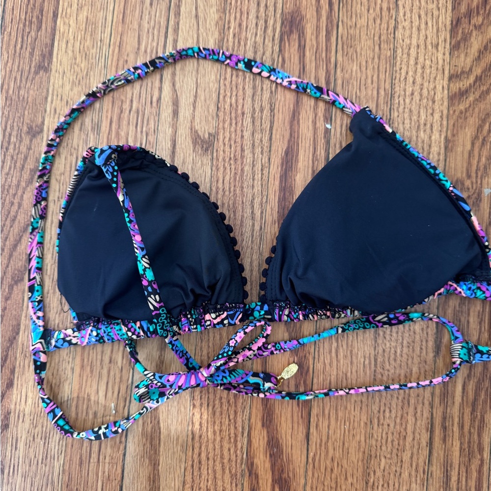 Colorful Paisley Bikini Top - Picture 3 of 5